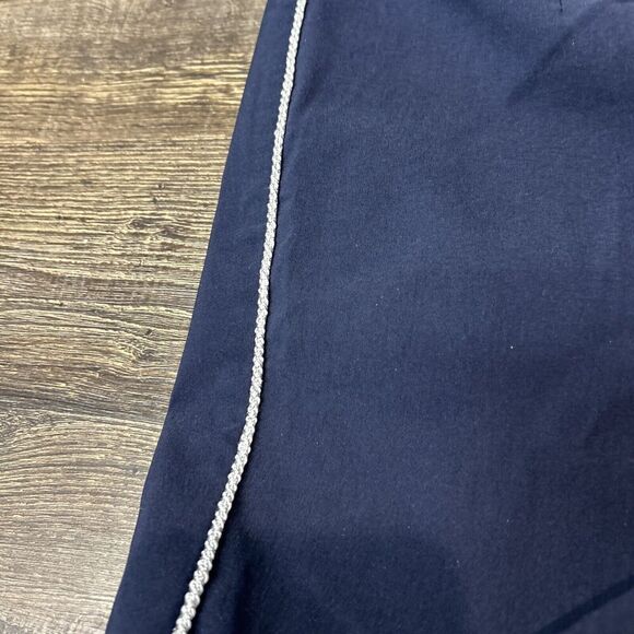 INSIGHT Straight Pull-On  Pants Women’s Size 6 Casual Work Silver Side Piping - Picture 6 of 13